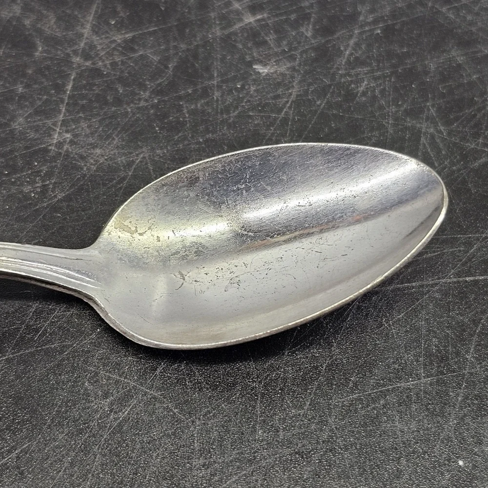 Vintage International Avon Silver plate Table Spoon 1940 Antique Flat 7.5